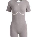 Enterizo Corto Seamless Camiseta