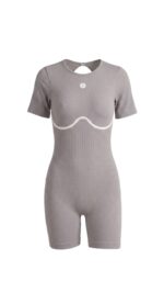 Enterizo Corto Seamless Camiseta